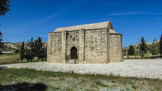Ciprus, avdellero, kápolna, Mihály arkangyal, régi, építészet, ortodox