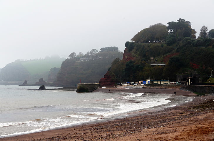 Dawlish warren, Devon, platja, Costa, al costat del mar, Regne Unit, sorra