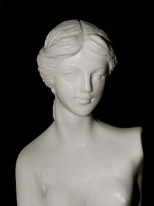 estàtua, marbre, Carrara, Bust de, figura