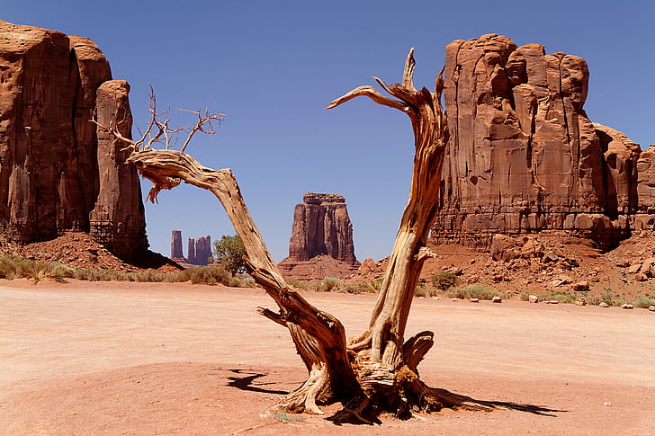 dobrodružstvo, suchých, Arizona, neplodná, Canyon, Cliff, Desert
