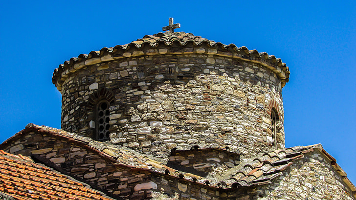 Ciprus, Kato lefkara, Mihály arkangyal, templom, századból, építészet, ortodox