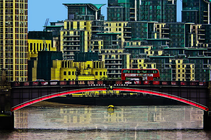 Λονδίνο, το ποταμό Τάμεση, αρχιτεκτονική
