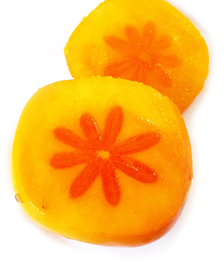 frugt, persimmon, mad, orange, sund, frisk, kost