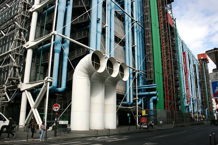 pompidou, modern art, paris