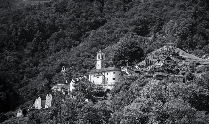 bergdorf, บ้านหิน, สวิตเซอร์แลนด์, บ้าน, ภูเขา