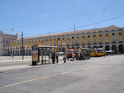 lisbon, portugal, plaza