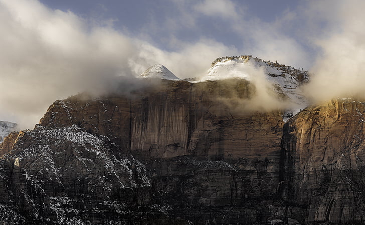 ceaţă, peisaj, ceata, munte, natura, în aer liber, Rocky mountain