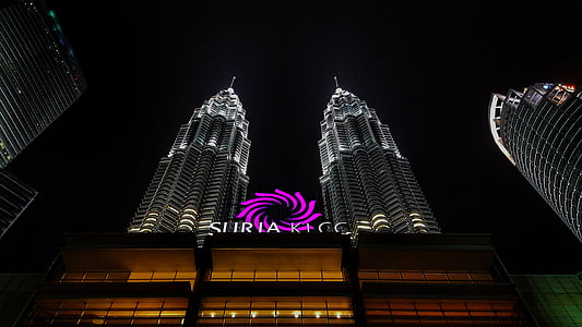 KLCC, edifício, icônico, paisagem urbana, Malásia, arquitetura, Kuala
