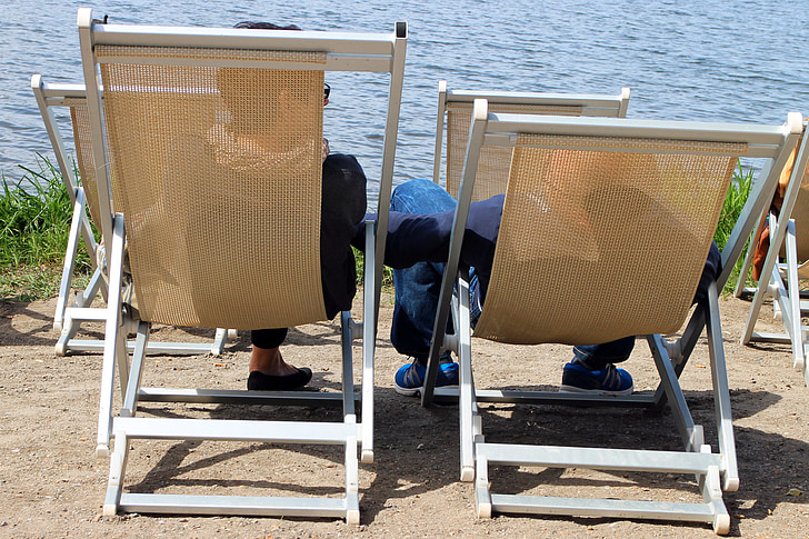 relax, rest, sun lounger, deck chair, beach, sun loungers, holiday