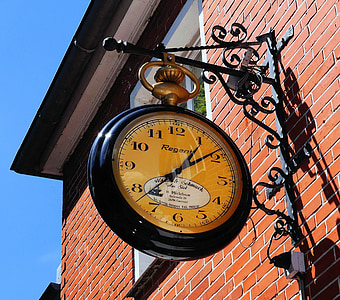 relógio, relógio de parede, relógio, dígitos, tradição, mecânica, tempo de