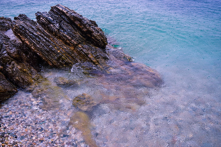 Meer, Rock, Frieden, Natur, Ozean, Stein, Wasser