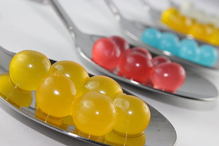 perler, perler, molekylær gastronomi, gastronomi, juice, farge, helse og medisin