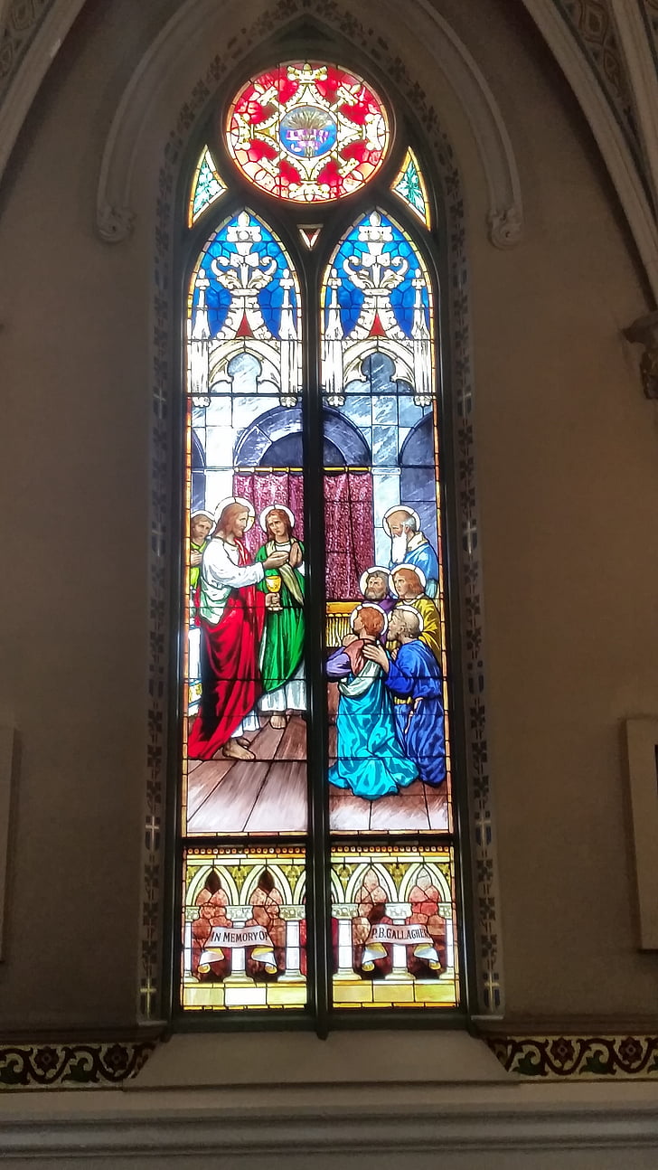 church, window, architecture, cathedral, stained Glass, religion, christianity
