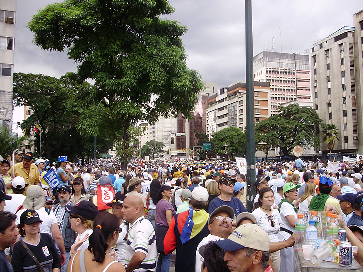 marscher, protester, Venezuela