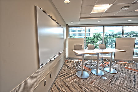 plafon, scaune, birouri, în interior, tabele, Whiteboard, Windows