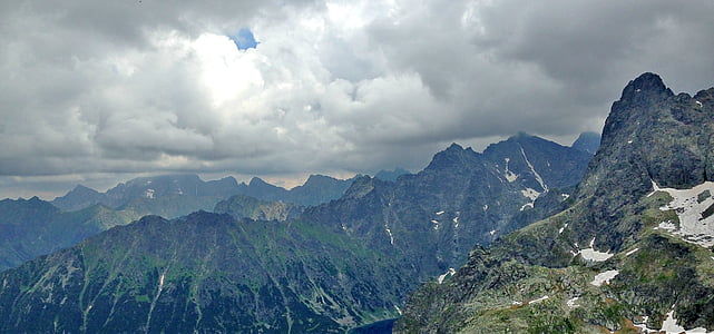 de Hoge Tatra, Bergen, wolken, storm wolken, landschap, Toerisme