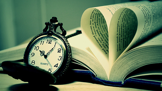rellotge de butxaca, clàssic, mobles, llibre, vell, temps, coneixement
