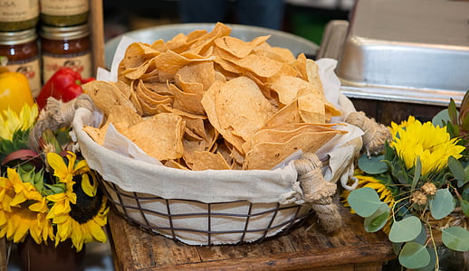 chips-uri, Tortilla, gustare, produse alimentare, mexicană, porumb, aperitiv