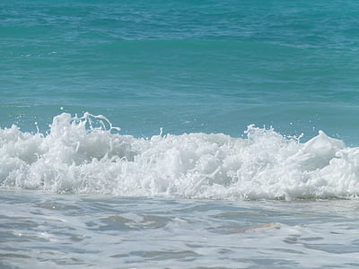 vague, mer, bleu, océan, eau, vagues de l’océan, vague d’océan