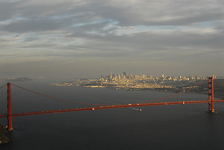 Golden gate, tilts, CAL licence, Golden gate tilts, Francisco, California, Klusā okeāna