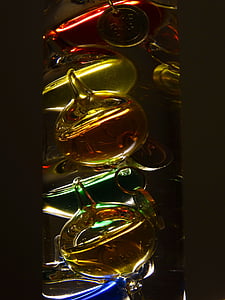 Glaskugeln, vetro, sfere di colore, Colore, gioco dei colori, luce posteriore