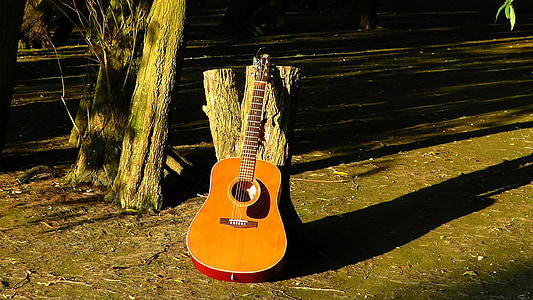 gitar, suasana hati, instrumen, musik, alat musik, musisi, alat musik string
