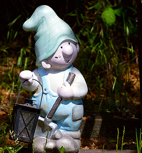 garden gnome, cap, figure, funny, sweet, garden figurines, fabric
