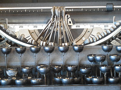 pisalni stroj, Vintage, Vintage pisalni stroj, stari, retro, vrsta, starinsko