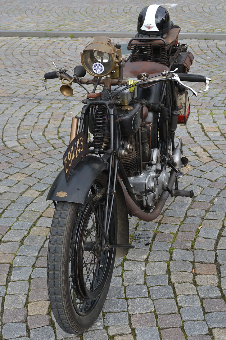 moped, moto, bicycle, oldtimer, vehicle