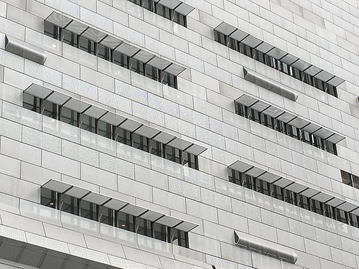 fasada, Architektura, systemu Windows, budynek
