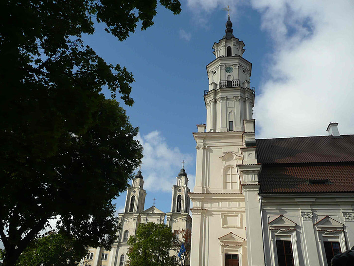 Lituània, Kaunas, l'església, l'Ajuntament