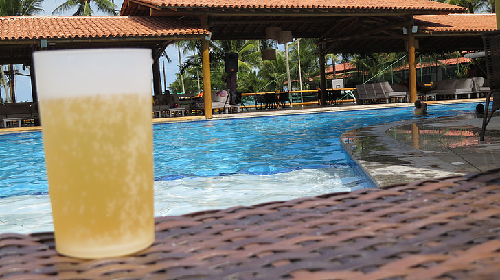 øl, Brasilien, pool, ferie, luksus, turister