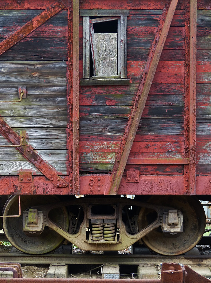 railroad, rail, train, tracks, antique, old, vintage