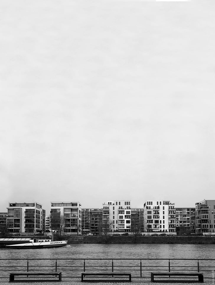frankfurt, skyline, loft, relax, city, lifestyle, cloudy