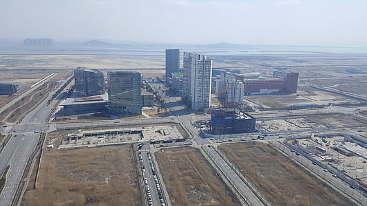 Songdo incheon en Corée, Réville, Incheon, Songdo, ville