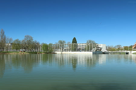 Böblingen, City, søen, hjem, udsigt over byen, by, ved søen