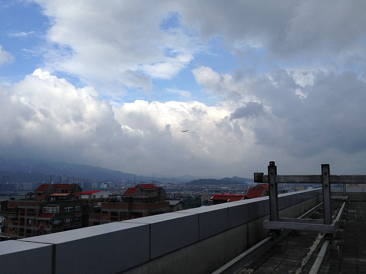 krajine, Tajvan, modro bela-a priimek, oblak - nebo, nebo