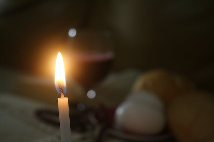 žvakė, simboliai, Velykų, liepsna, deginimas, ugnis - gamtos reiškinys, religija