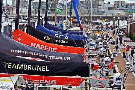 Volvo vandenyno lenktynės, Scheveningen, regata, plaukiojimas valtimi, vandenyno