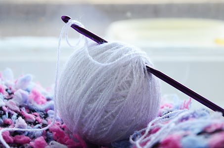もつれ, 編み物, 趣味, 針仕事, 織り, パターン, 混乱