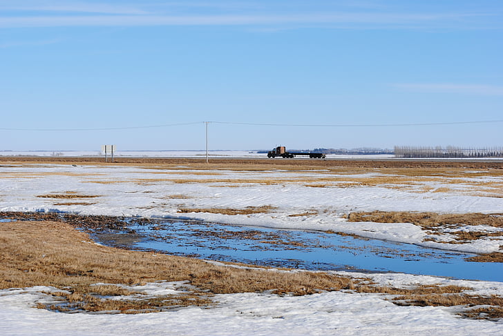 Saskatchewan, Canada, landsdækkende, landskab, ensom, ensomhed, Indian head