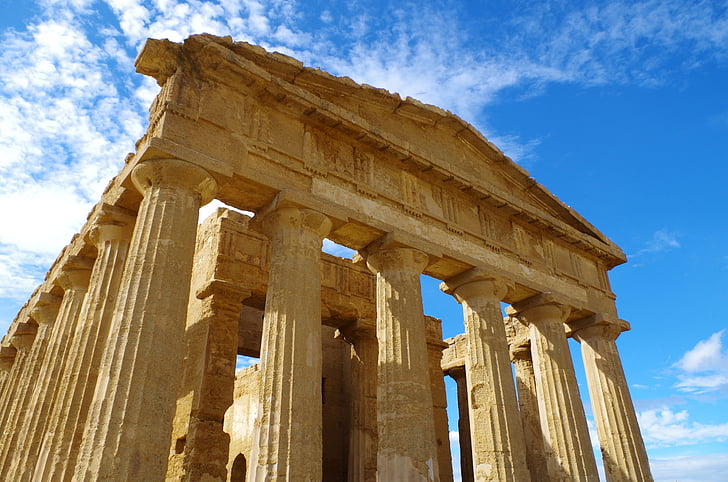 Agrigento, Templernes dal, Zeus, Temple