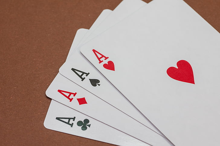 Poker, kortspil, spil poker, gambling, kort, spillekort, hjerte