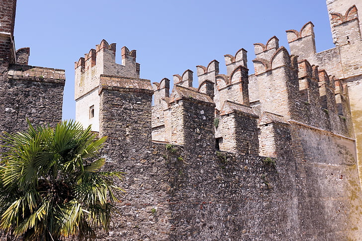 Castle, Castle kastély, Knight's castle, a középkorban, fal, erőd, Olaszország
