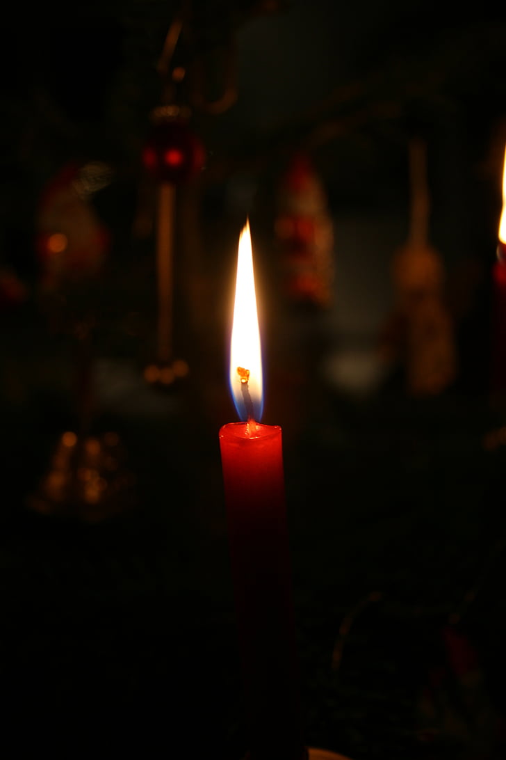 свещ, Коледа, надежда, Адвент, светлина, пламъка на свещ
