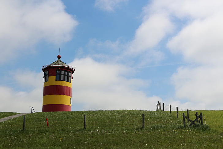 Lighthouse, East frisia, pilsum, Otto waalkes, pilsumer lighthouse, Otto maják, cestovný ruch