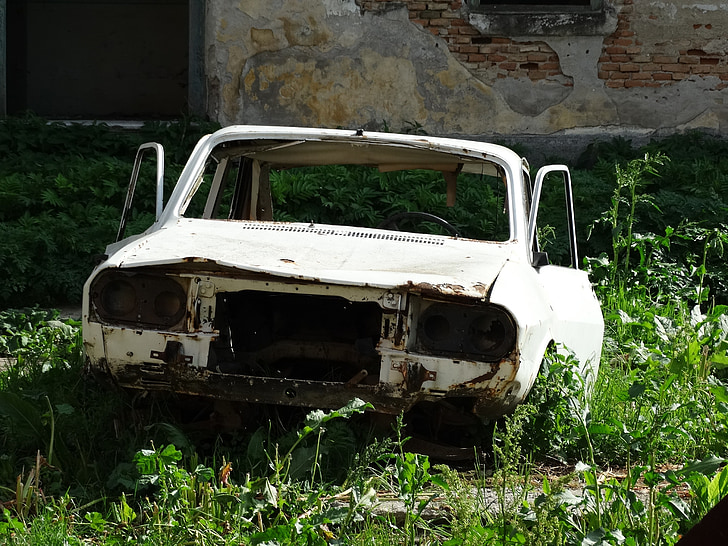 Dacia, voiture, vieux, carrosserie