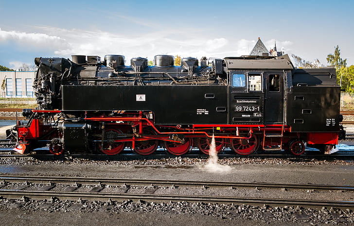 lokomotif, Loco, lokomotif uap, kereta api, secara historis, rel sempit, resin