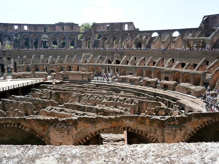 Колізей, Рим, Італія, Пам'ятник, історичні пам'ятки, Старий