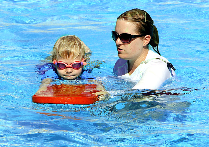 swimming, lesson, boy, water, swimming pool, swimmer, pool